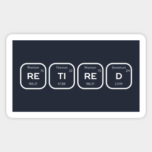 Interesting Retired Science Periodic Table of Elements Magnet